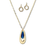 113210, METALLIC SCULPTURAL LONG PENDANT NECKLACE