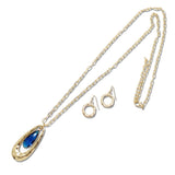 113210, METALLIC SCULPTURAL LONG PENDANT NECKLACE