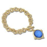 113234, GEOMETRIC FACETED CHARM TOGGLE BRACELET