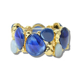 113282, ORGANIC PEBBLE RESIN STRETCH BRACELET