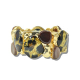 113282, ORGANIC PEBBLE RESIN STRETCH BRACELET