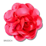 113286, OVERSIZED FABRIC FLOWER STATEMENT BROOCH AND HAIR CLIP