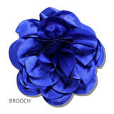 113286, OVERSIZED FABRIC FLOWER STATEMENT BROOCH AND HAIR CLIP