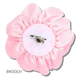 113286, OVERSIZED FABRIC FLOWER STATEMENT BROOCH AND HAIR CLIP