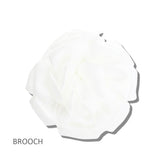 113287, FABRIC FLOWER STATEMENT BROOCH AND HAIR CLIP