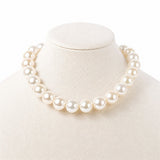 113329, CHUNKY PEARLESCENT STRAND NECKLACE