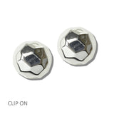 113401, BOLD GEOMETRIC CLIP ON EARRINGS