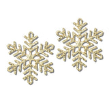 113465, CHRISTMAS HAMMERED SNOWFLAKE STUD EARRINGS