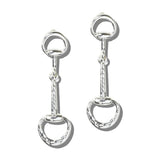 113466, HAMMERED HERITAGE LINK DROP EARRINGS