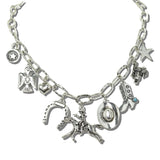 113607, WESTERN COWBOY CHARM NECKLACE, SN0921_SW