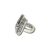 113639, WESTERN ENGRAVED FLORAL BELT BUCKLE STRETCH RING