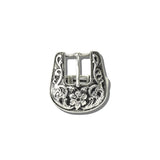 113639, WESTERN ENGRAVED FLORAL BELT BUCKLE STRETCH RING