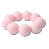 113673, CHUNKY SPHERICAL BUBBLE BEAD STRETCH BRACELET