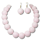 113675, CHUNKY BUBBLE BEAD STATEMENT NECKLACE