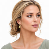 113727, HAMMERED TEXTURED TAPERED C-HOOP EARRINGS