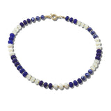 113731, MIXED GEMSTONE BEADED RONDELLE STRAND NECKLACE