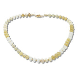 113731, MIXED GEMSTONE BEADED RONDELLE STRAND NECKLACE