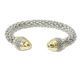 108448, 14K GOLD PLATED DESIGNER INSPIRED CUFF BRACELET