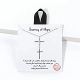 Journey Of Hope Cross Pendant Necklace – Silver · BMN00197 RHCRY 11