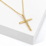 Journey Of Hope Cross Pendant Necklace – Gold · BMN00197 GDCRY 12