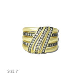 K2336GH-7_MX 13 · Pave CZ Multi Band Wrap Ring – 7