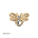 114699, RHINESTONE BUMBLE BEE BROOCH