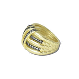 K2336GH-7_MX 16 · Pave CZ Multi Band Wrap Ring – 7