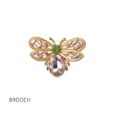 114710, SORORITY RHINESTONE BUMBLE BEE BROOCH