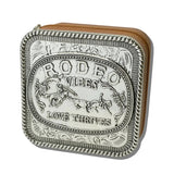 Western Embossed Plaque Jewelry Box – Silver Burnished/Brown · SJ0136SBBR_SW 1