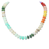 108463, GEOMETRIC AGATE BEADED NECKLACE