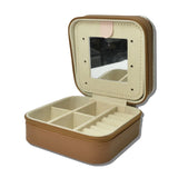 Engraved Western Leather Jewelry Box – Silver Burnished/Brown · SJ0139SBBR_SW 3