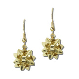Christmas Gift Bow Drop Earrings – Gold/Gold · EJ20262-1_JOY 5