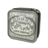 Western Embossed Plaque Jewelry Box – Silver Burnished/Black · SJ0136SBBK_SW 5