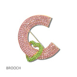 114709, SORORITY PAVE RHINESTONE HEART CUTOUT BROOCH