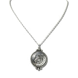 Western Horse Head Pendant Necklace – Silver Burnished · JN2196-SB_JOL 6