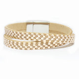 77601, FAUX LEATHER BRACELET