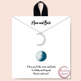"moon and Back" Necklace