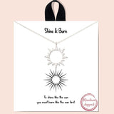 "shine & Burn" Necklace