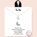"the Bite" Moon Necklace