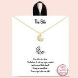 "the Bite" Moon Necklace - view 2