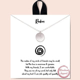 "radius" Necklace