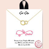 "soul Sister" Cubic Zirconia Necklace - view 2