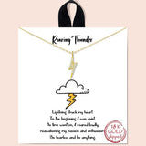 Thunderbolt Cubic Zirconia Necklace - view 2