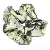 78504, SNAKESKIN PRINT HAIR SCRUNCHIE