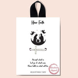 "have Faith" Adjustable Ring