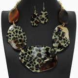 79030, GLITTER CELLULOSE ACETATE NECKLACE