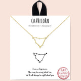 79380, CONSTELLATION NECKLACE/18K GOLD DIPPED