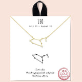 79380, CONSTELLATION NECKLACE/18K GOLD DIPPED