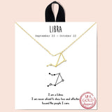 79380, CONSTELLATION NECKLACE/18K GOLD DIPPED
