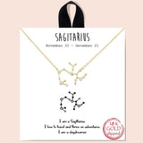 79380, CONSTELLATION NECKLACE/18K GOLD DIPPED